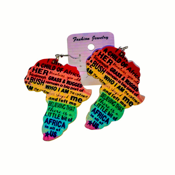 Africa theme earings