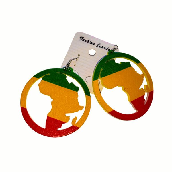 Senegal themed earings