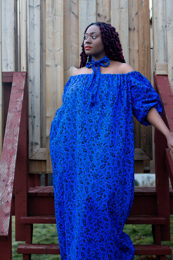 Blue Stoned Kaftan