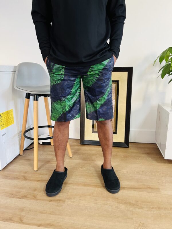 Seamless Green Ankara Shorts