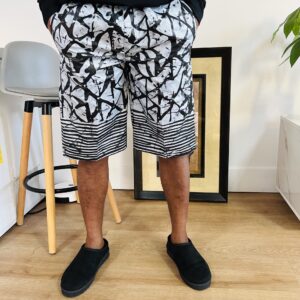 Zebra Ankara shorts