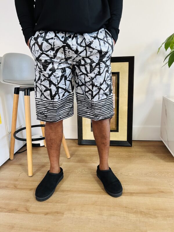 Zebra Ankara shorts