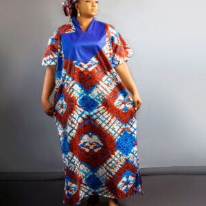 Silk Adire Boubou